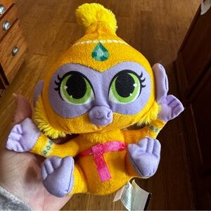Nickelodeon Shimmer and Shine Tala Plush 6" Monkey Yellow Purple Stuffed Toy